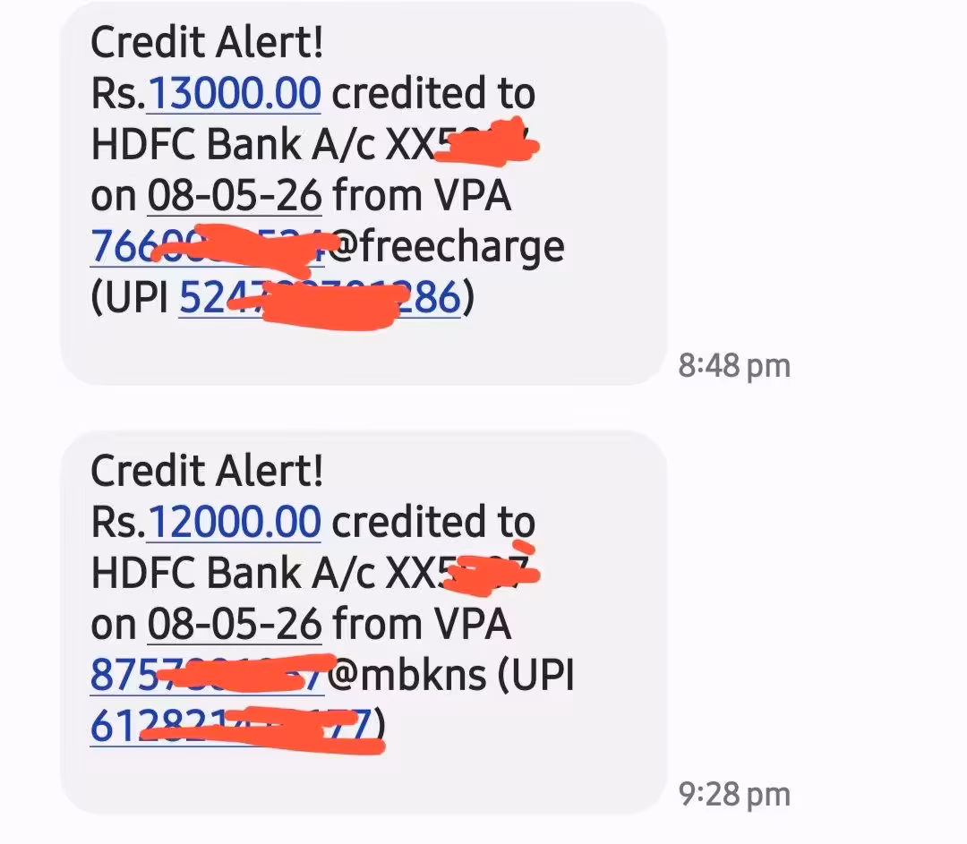 Yaar Win Login - ₹25,000 Withdrawal Proof SMS